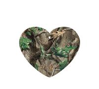 Hardwoods - Juego de 10 tarjetas ambientadoras con estampado de camuflaje verde, hojas colgantes perfumadas para coche, para decoración de coche