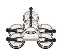 HARDY Juego de 2 Piezas de Ventosa de Aluminio Con Asa Paneles de Vidrio Para Transporte Reparación de Abolladuras Finas Duradero Cómodo Tamaño 3x115mm