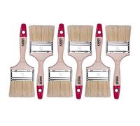 HARDY WORKING TOOLS brochas pintura set de 6 piezas, 6 piezas - 75 mm de ancho, brochas pintura madera, Cepillo de pintura Serie *36*, 6PCS, pinceles pintura set A0200-360630