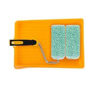 HARDY WORKING TOOLS Juego de pintura Micromix, juego de pintura de cesta - 18 cm - rodillo de pintura profesional con bandeja de pintura - juego de pintura completo, accesorios de pintura para pintor