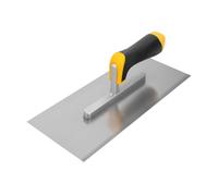 Hardy Working Tools - Llana Lisa 12 x 28 cm con Mango Bimaterial 2K, Serie 28 - Llana de Alisado para Enlucidos, Adhesivos, Yesos y Masillas