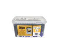 Hardy Working Tools: sistema de nivelación de baldosas de 150 piezas, 1 mm, kit de colocación que incluye 50 cuñas y 100 clips