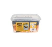 Hardy Working Tools: sistema de nivelación de baldosas de 150 piezas, 3 mm, kit de colocación que incluye 50 cuñas y 100 clips