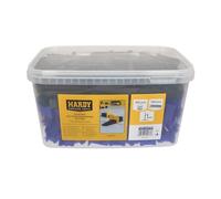 Hardy Working Tools: sistema de nivelación de baldosas de 400 piezas, 1 mm, kit de colocación que incluye 100 cuñas y 300 clips