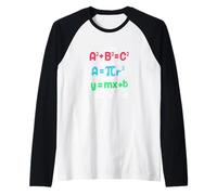 Haré A2 + B2 = C2 Ahí es Donde Trazo la línea matemática Camiseta Manga Raglan