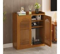 HARELA Caja Oculta para Router WiFi, Gabinete de Almacenamiento Multimedia para el hogar, Almacenamiento Invisible, para el hogar y la Oficina(Brown B,32.3x23.2x9.8in)