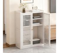 HARELA Caja Oculta para Router WiFi, Gabinete de Almacenamiento Multimedia para el hogar, Almacenamiento Invisible, para el hogar y la Oficina(White A,32.3x23.2x9.8in)