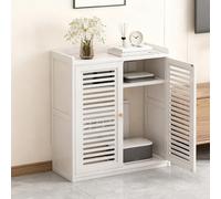 HARELA Caja Oculta para Router WiFi, Gabinete de Almacenamiento Multimedia para el hogar, Almacenamiento Invisible, para el hogar y la Oficina(White A,26.4x23.2x9.8in)