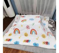 HARELA Juego de Mesa Kotatsu, Mesa de Centro de Invierno Japonesa con Calentador y Manta, Mesa Baja De Madera Maciza para Salón Balcón Cocina Dormitorio Oficina(White,105x75cm/41.3x29.5in)