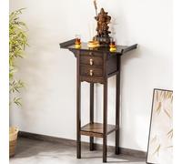 HARELA Mesa de Altar Personal, Altar de Mesa de meditación con Almacenamiento, Decoración de Habitación, para Oraciones Adivinación De Adivinación(55cm/21.6in)