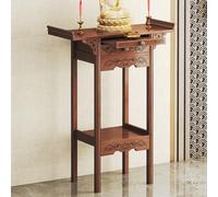 HARELA Mesa de Altar Personal con Almacenamiento De Cajones Bambú, Tallas de Estilo Chino Oración Budista, para Oraciones Adivinación De Adivinación(Rose Color,80cm/31.5in)