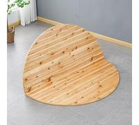 HARELA Tablero Redondo Madera Estructura Estable, Extensor de Mesa Redonda Plegable de 2 Pliegues, Ideal para Comedores, Bodas, Jardines y Patios(140cm/55in)