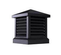 HARELA Villa Sombrero De Chimenea De Drenaje Cuadrada De Aleación De Aluminio, Tapa De Chimenea con Parte Superior Cónica, Sombrerete Antiviento, Cubierta De Chimenea(40cm/15.7in)