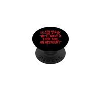 Haremos Que parezca un accidente - El Asesinato Muestra la Ciencia forense PopSockets PopGrip Adhesivo