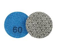 Harewtwy 1 Pieza de Disco de Pulido de Diamante Galvanizado de 2 Pulgadas/50 mm para Baldosas, Vidrio, Metal y Madera, Disco de Desbarbado P60