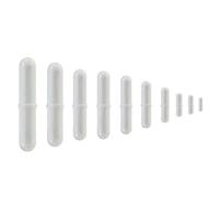 Harewtwy 10 Piezas PTFE Mezclador Agitador MagnéTico Barra Agitadora Spinbar Agitador para Uso en Laboratorio Color