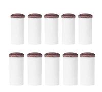 Harewtwy 10 Piezas Slip-On Pool Cue Tips Nylon Snooker Cue Virola Accesorios de Billar Fans de Billar Entretenimiento 12 Mm