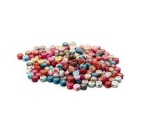 Harewtwy 1000 Cuentas AcríLicas con Letras del Alfabeto, Cuentas Redondas de 7 mm, Cuentas una Granel para Pulseras, Collares, Manualidades, FabricacióN de Joyas