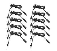 Harewtwy 10Pcs Scooter EléCtrico LíNea 42V 2A Cargador Accesorios Cable de AlimentacióN Cable de Carga Adaptador de Corriente Char para M365