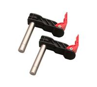 Harewtwy 2 Piezas de Banco de Trabajo con Orificios para Perros,Abrazadera de SujecióN de AccióN RáPida, Prensa de Banco de CarpinteríA Ajustable de Acero Inoxidable, Herramienta Fija-19Mm