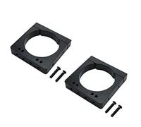Harewtwy 2 Piezas de MáQuina de Grabado CNC de 80 Mm de DiáMetro, Accesorio de Motor de Husillo, Soporte de Base de Montaje de Soporte de Aluminio (80 Mm)