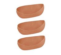 Harewtwy 3 Piezas de Forro para Cestas Colgantes, Accesorio Plegable para Jardineras, Jardineras de Ventana, Fieltro para Aleros de Porche de 60 cm.