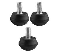 Harewtwy 3 Piezas de Repuesto Universales Antideslizantes de Goma para Trípode con Púas para Patas de Trípode y Monópode con Rosca de 3/8 de Pulgada