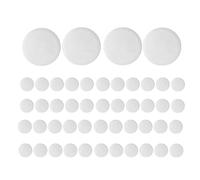 Harewtwy 48 Discos Filtrantes Adhesivos Monotub de 2,5 Pulgadas - Discos Filtrantes Monotub de 2 mm de Grosor para el Cultivo de Hongos - Caja para Hongos