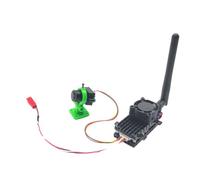 Harewtwy Alcance de MáS de 20 Km 5,8 GHz 2 W FPV Transmisor InaláMbrico 2000 MW 48 Canales Video AV Audio Remitente + CáMara 1000TVL para RC FPV Racing Drone