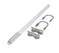 Harewtwy Antena de Fibra de Vidrio VHF UHF 144/430 MHz SO239, Antena de Radio Móvil Omnidireccional para Transceptor de Radioaficionado.