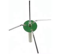 Harewtwy Antena FM GP Telescópica BNC Q9 de 68-350 MHz para Transmisor y Receptor FM, Transmisión en Campus y Amplificador de Radioaficionados.