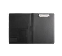 Harewtwy Carpeta para CurríCulum con Portapapeles de TamañO A4 Carpeta de Negro para Hombres y Mujeres Organizador de Portafolios de Negocios