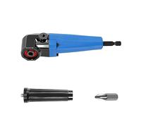 Harewtwy ExtensióN de áNgulo Recto de 90° Destornillador Adaptador de áNgulo de PerforacióN Destornillador Llave Hexagonal Broca Portavasos Herramienta EléCtrica - Azul