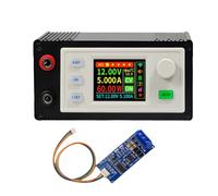 Harewtwy Fuente de Alimentación Regulada de CC SK120S + Convertidor Reductor de CC K485X, Fuente de Alimentación Regulada Ajustable, Módulo de Carga Solar de 7 A y 120 W.