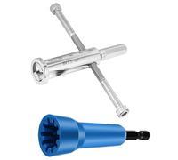 Harewtwy Herramienta para Torcer Cables Pelacables y Conector de Cable Torcido para Herramienta de Alambre Torcido con Mandril de 1/4 de Pulgada