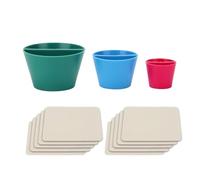Harewtwy Herramientas de Cerámica para Conos de Borde de 3 Tamaños con 10 Piezas de Gamuza, Herramientas para Modelar Conos de Borde, para Esculpir y Fijar Bordes.