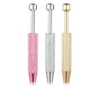 Harewtwy Juego de 3 Herramientas para Sujetar Bolas de Perforación, de Acero Inoxidable con 4 Puntas, para Recoger Joyas con 4 Garras.