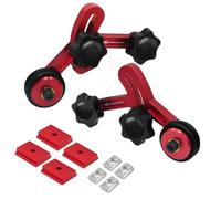 Harewtwy Juego de Prensador de Rodillos de Rodamiento Multifuncional para CarpinteríA con AlimentacióN Unidireccional, Tablero de Plumas, Mesa Abatible, Mesa de Aserrado DIY