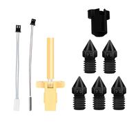 Harewtwy Kit de Extremo Caliente para Boquilla de Acero Endurecido IR3 V2, Termistor NTC100k, Tubo de Calentamiento, Bloque Calefactor de Garganta, Piezas de Impresora 3D de 0,4 mm.
