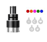 Harewtwy Kit de Iluminación para Estudio Fotográfico con Lente Cónica y Lente de Óptico de 5 Gobos para Modelado de Video con Bowens