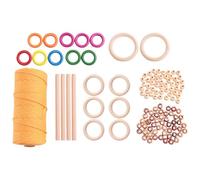 Harewtwy Kits de Colgadores de Plantas de Macramé para Principiantes Kits de Manualidades para Adultos Materiales y Materiales de Arte Kits de Colgantes de CordóN de Macramé de 3 Mm