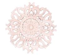 Harewtwy Pilares en Relieve de Madera CalcomaníA Tallada Esquina Onlay Forma de Poste Aplique Puerta Muebles Pared Sin Pintar DecoracióN del Hogar