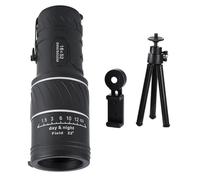 Harewtwy Potente Telescopio Monocular con Zoom de 16x52 y Catalejo Nocturno de Alcance para Acampar Al Aire Libre y Observar