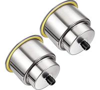 Harewtwy Soporte de Bebidas de Acero Inoxidable de 2 Piezas Soporte de Bebidas de Vasos de con Drenaje para Remolque de Coche de Marino RV