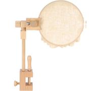 Harewtwy Soporte para Bastidor de Bordado, Soporte de Madera de Ajustable y Giratorio para Manualidades, Costura y Proyectos de Bordado.