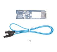 Harewtwy Tarjeta de ConversióN de Adaptador M2 B-M Key M.2 NGFF SSD a Placa Adaptadora de 7 Pines Soporte de Tarjeta 2242 2260 2280 Placa Principal