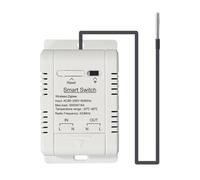 Harewtwy Termostato Inalámbrico Inteligente Tuya Zigbee de 16 A con Sensor de Temperatura de 2 M y Control por Voz.