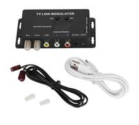 Harewtwy TM70 Modulador UHF TV Link Convertidor AV A Extensor IR con Visualización de Canales USB 5V