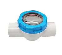 Harewtwy VáLvula de RetencióN para Piscina de 2 Pulgadas, Resistente A la CorrosióN, Sin Retorno, CáMara Transparente, Kit de VáLvula de RetencióN para Piscinas