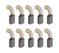 HARFINGTON 10 cepillos de carbono de 11 mm x 7,8 mm x 5 mm, cepillo de amoladora 51# de motor eléctrico, pieza de repuesto para amoladora angular, máquina de corte, cepillos pulidores para reparación